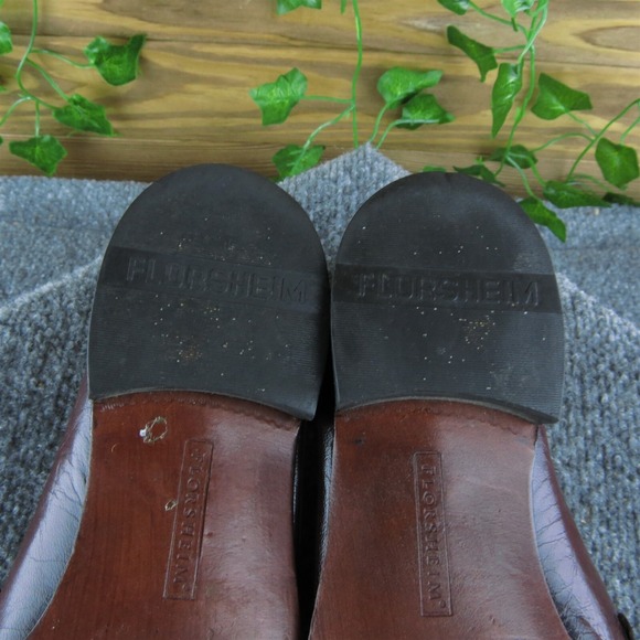 Florsheim 33455 Men Loafer‎ Shoes Size 8.5 Medium Brown Leather Slip On main image 8